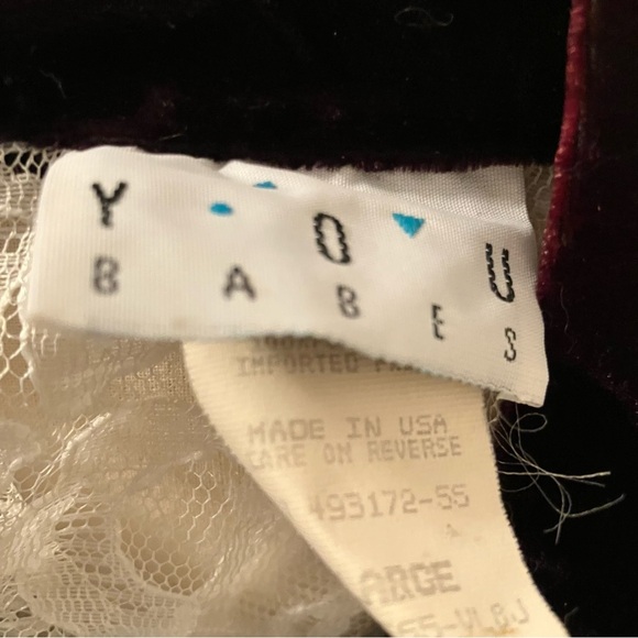 VTG Women’s Black Velvet Lace Vest Buttons Sz. L Romantic Victorian Whimsygoth - Picture 7 of 8